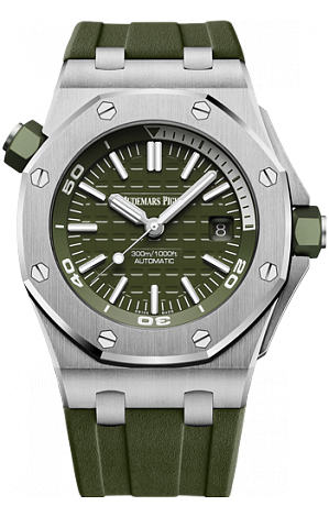 Review 15710ST.OO.A052CA.01 Audemars Piguet Royal Oak Offshore Diver 42 mm replica watch - Click Image to Close